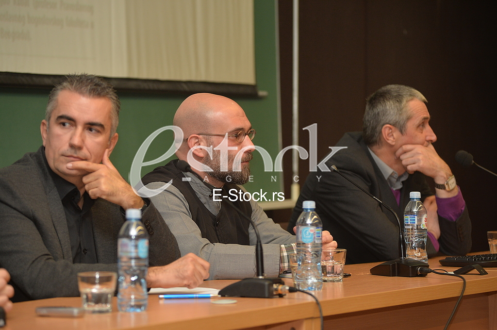 Danijel Sinani, otac Vukasin Milicevic i Rodoljub Kubat