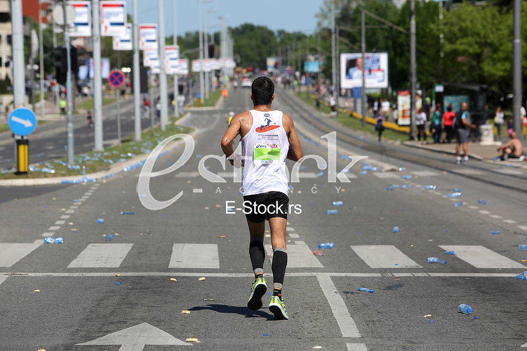 Street runners at 29th Belgrade marathon