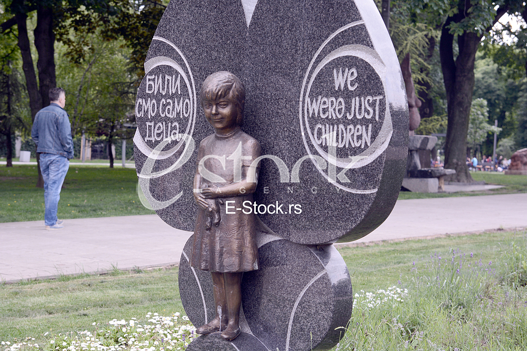  We were just children, monument in Tasmajdan Park