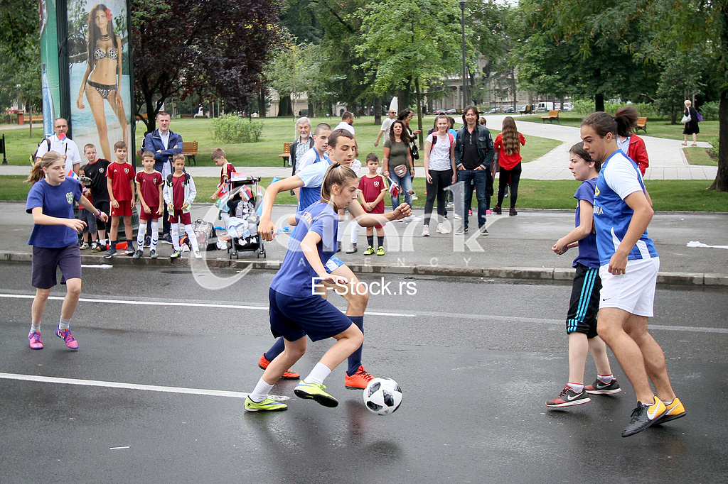 Football tournament of young categories