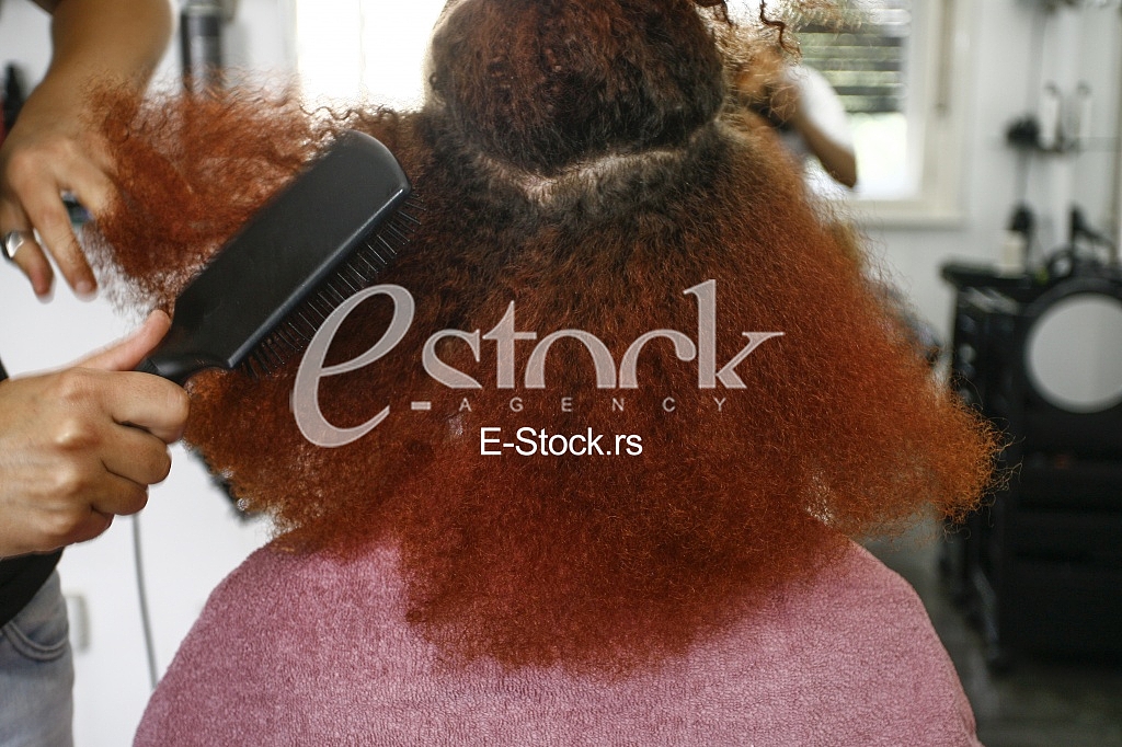 Hair coloring women
