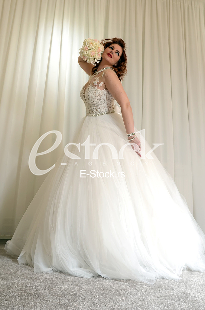 Salon wedding dress  White Fashion