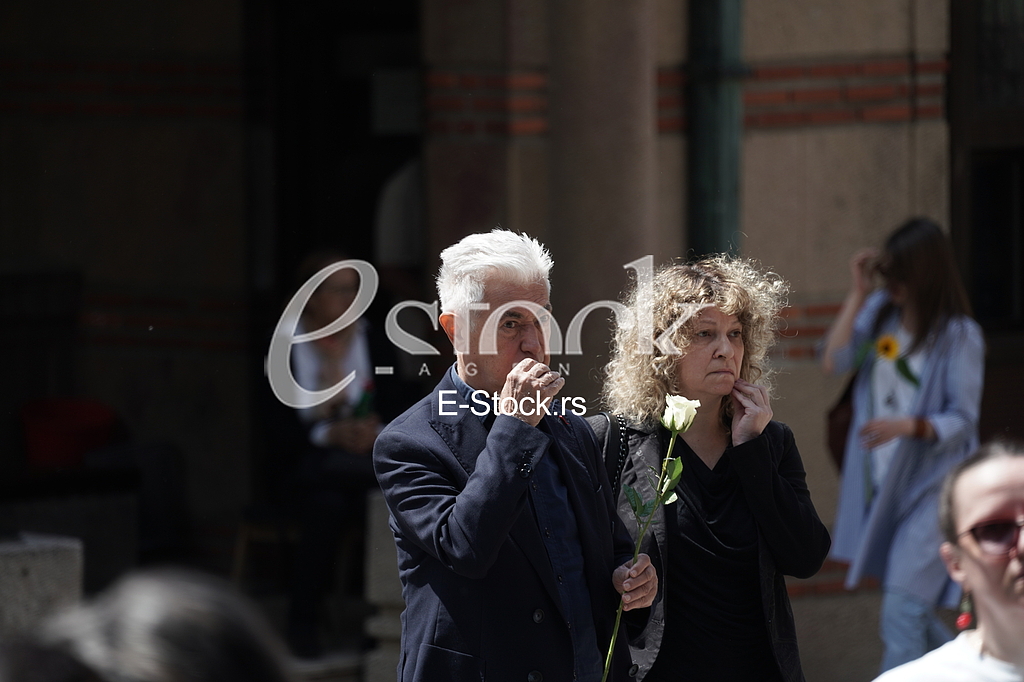 Jovan Maljkovic, Sahrana Veselina Vese Simonovica