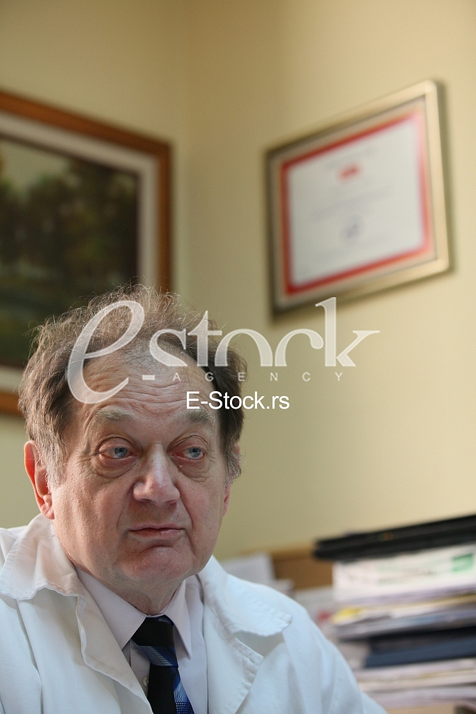 Dr Miljko Ristic.Interview for newspaper Serbia telegraph.Clinical centre Cardio.