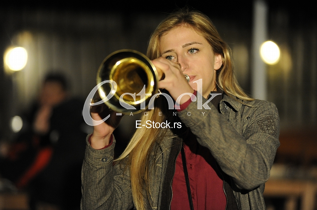Trumpet festival in Guca, Danijela Veselinovic