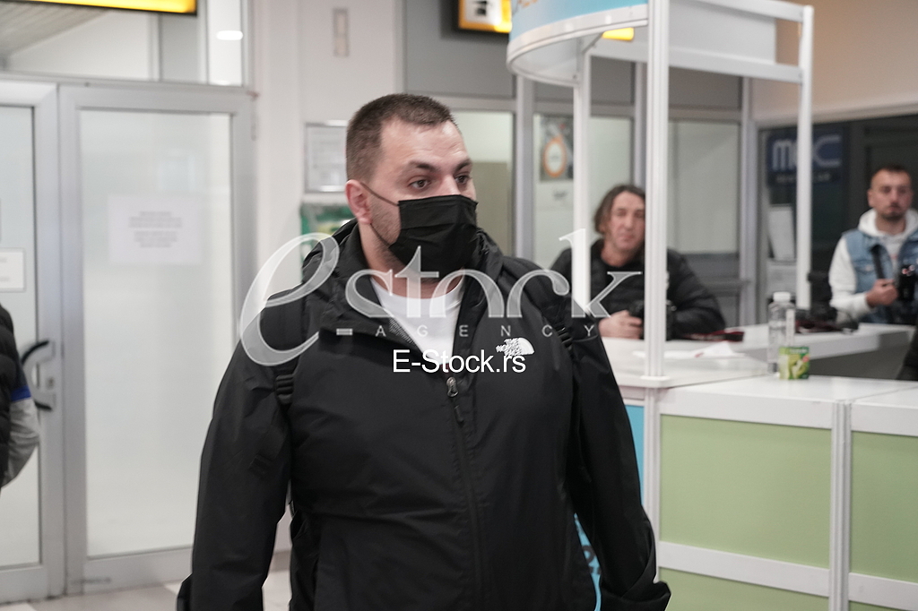 Slobodan  Veljkovic Cobi dolazak aerodrom