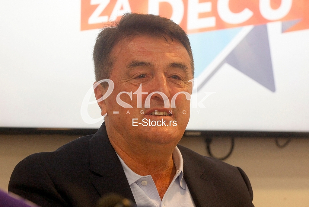 Press Conference on the charity football match to help children with cancer