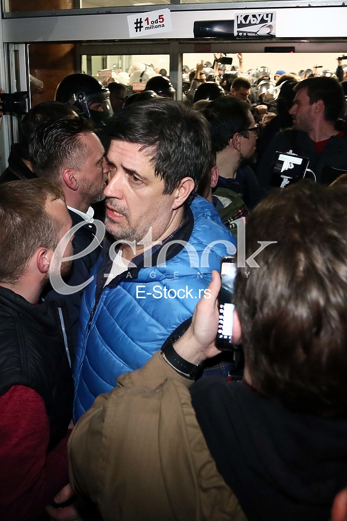 Branko Miljus Protest 1 od 5 miliona RTS
