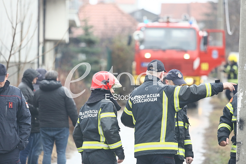 Pozar naselje Brace Jerkovic