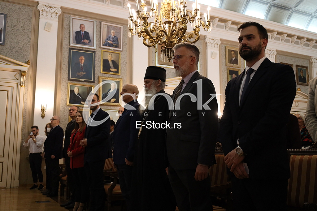 Ratko Ristic, episkop Pakracko-slavonski Jovan Culibrk i Dejan Ristic