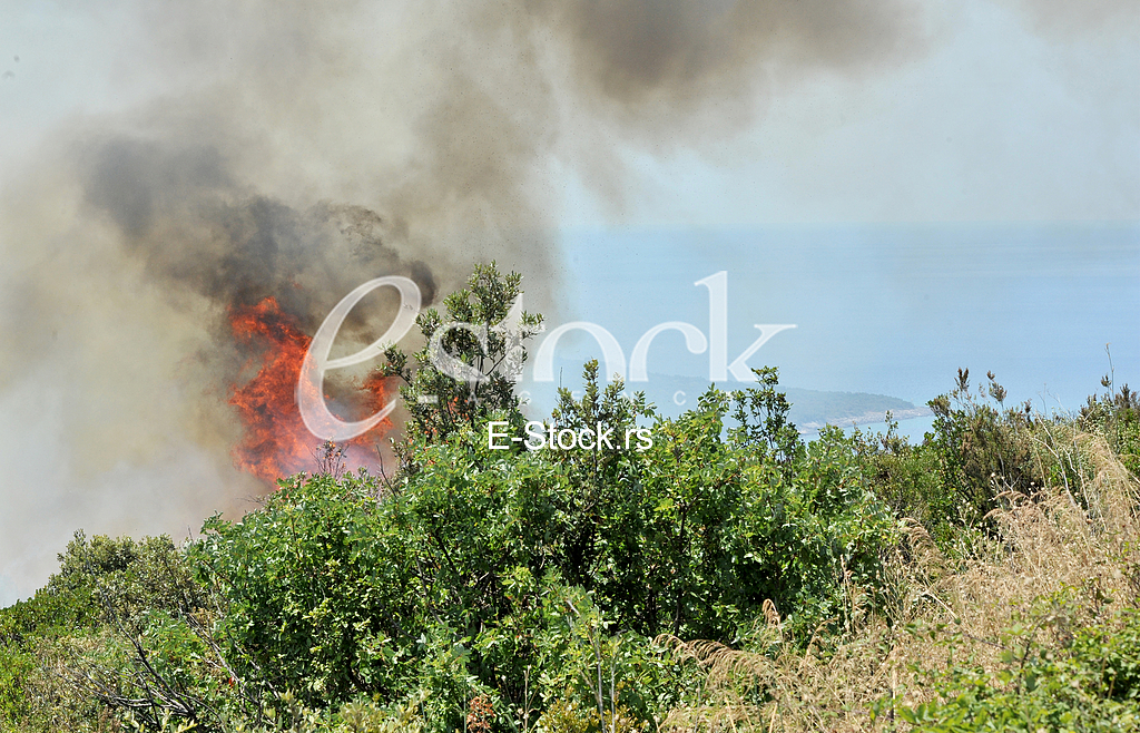 Fire in Montenegro