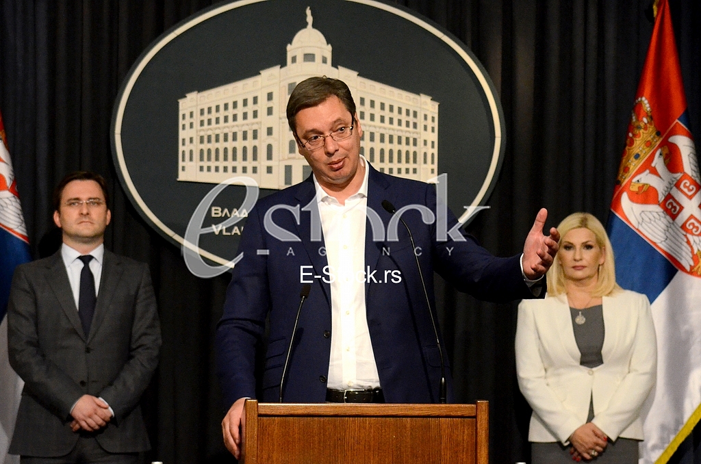 Serbian Prime Minister Aleksandar Vucic. Premijer Srbije Aleksandar Vučić