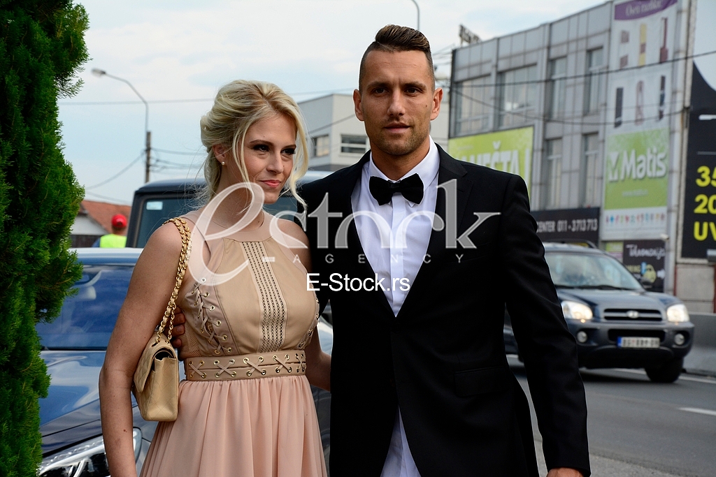the wedding of goalkeeper Vladimir Stojkovic