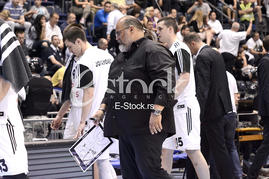  Partizan-Red Star, basketball derby game.