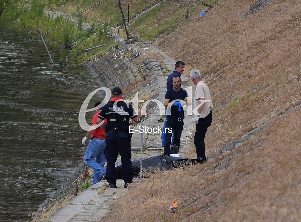 Corpse in the Danube below the Zezelj Bridge.