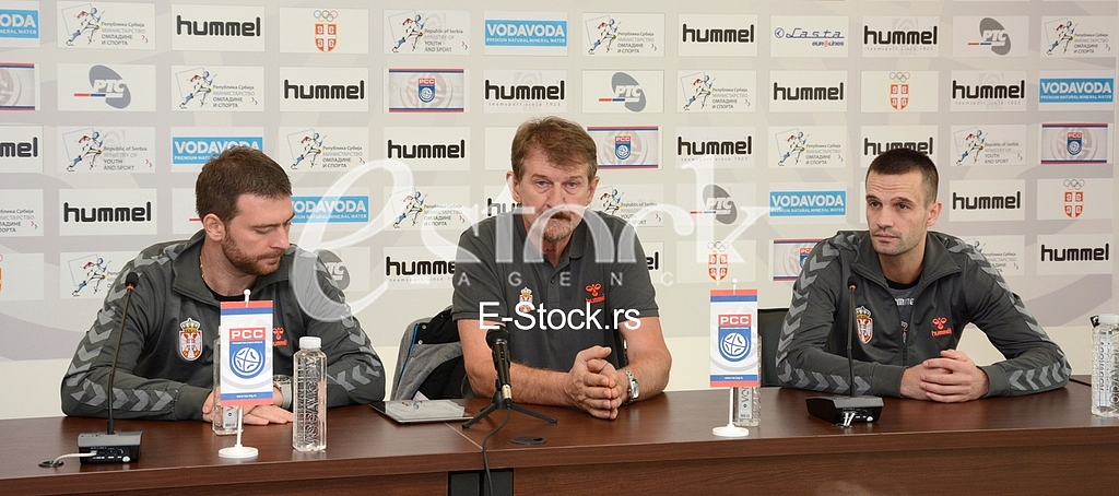 press conference of Serbian Handball Federation