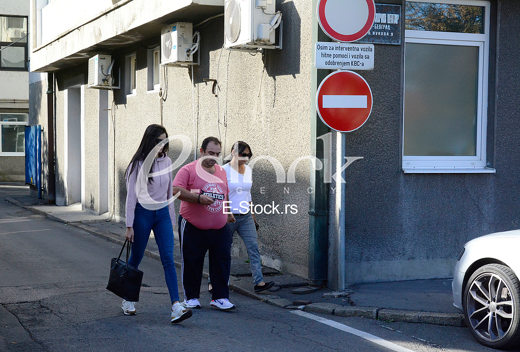  In front of Zemun Clinic Center, family of Darko Lazic