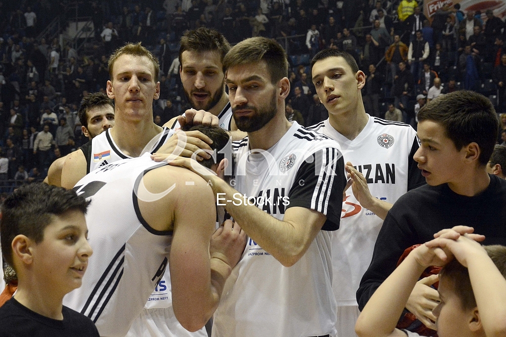 Partizan-Paok, (78:82), basketball game, FIBA league.