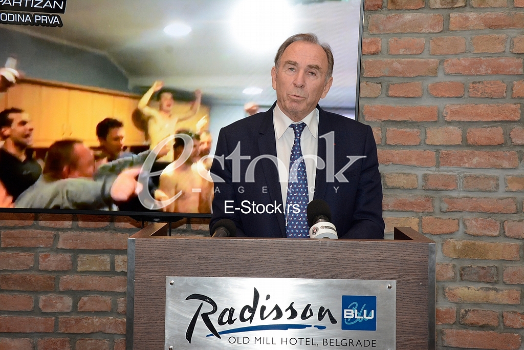 first birthday of television Partizan, hotel Radisson Blu