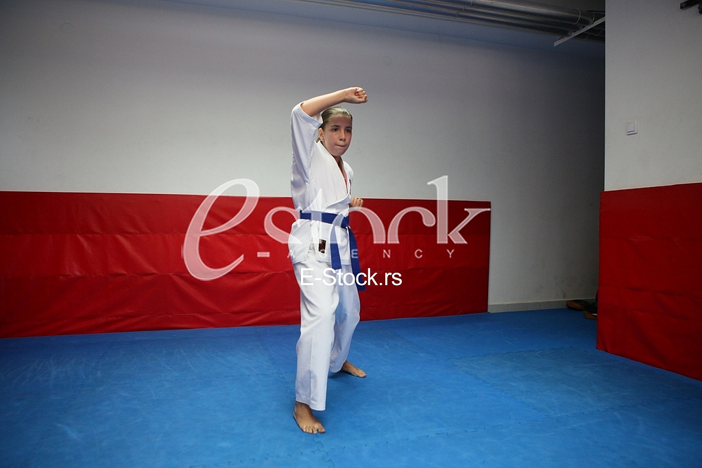 Training Kyokushin karate