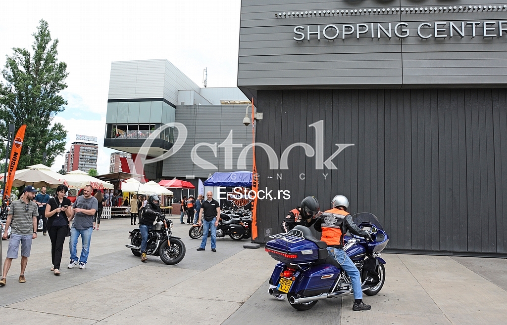 Promote and test drive of Harley Davidson