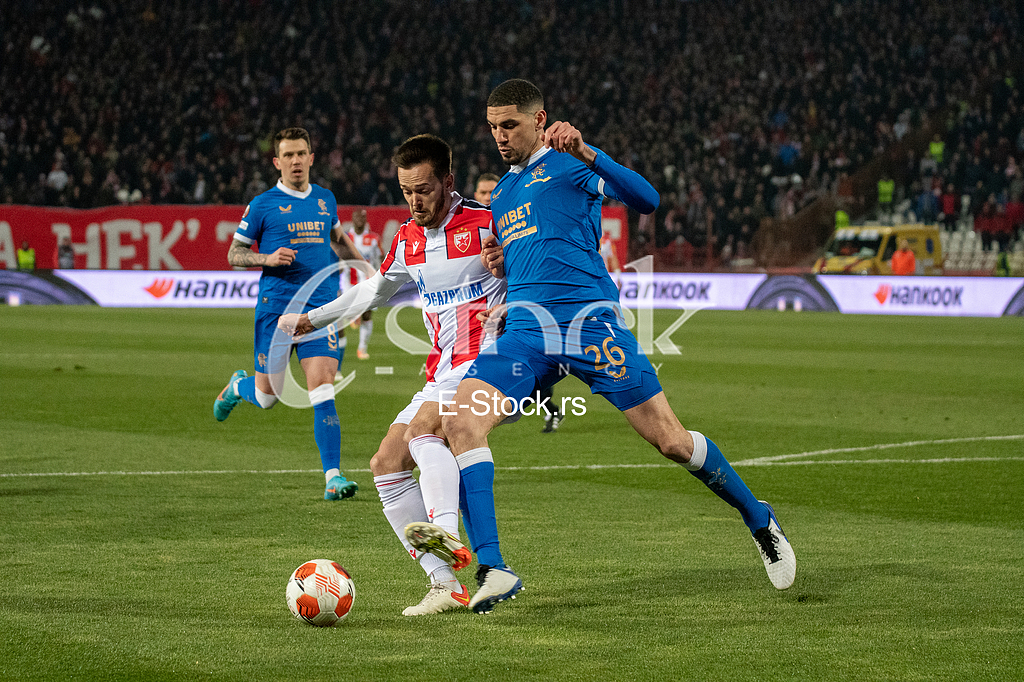 Fudbal: 1/8 finala Lige Evrope, Crvena zvezda - Glazgov Rendžers