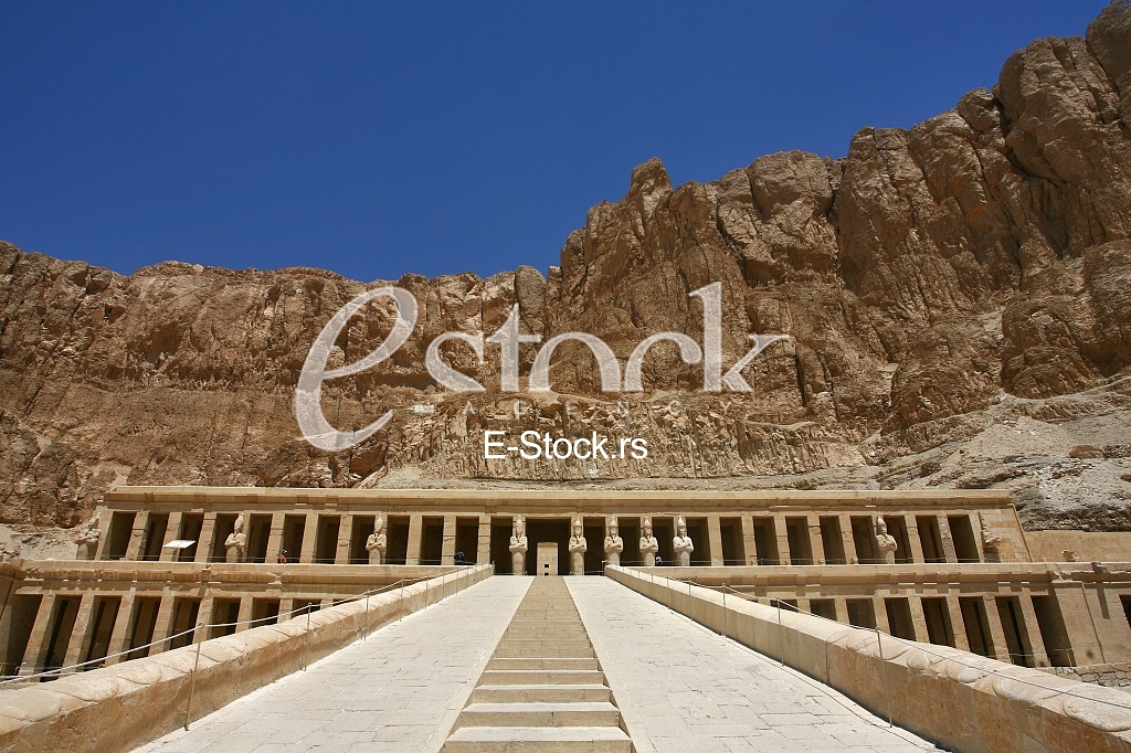 Mortuary Temple of Hatshepsut, near the Valley of the Kings, in Luxor, Egypt.