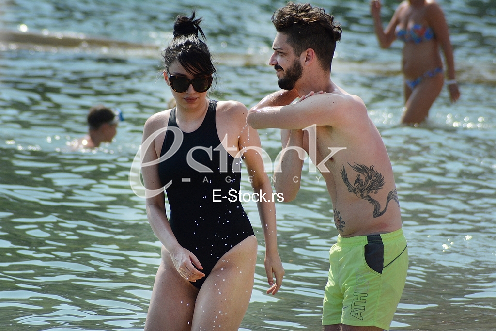 Zeljko Joksimovic daughter with boyfriend, Mina Joksimovic