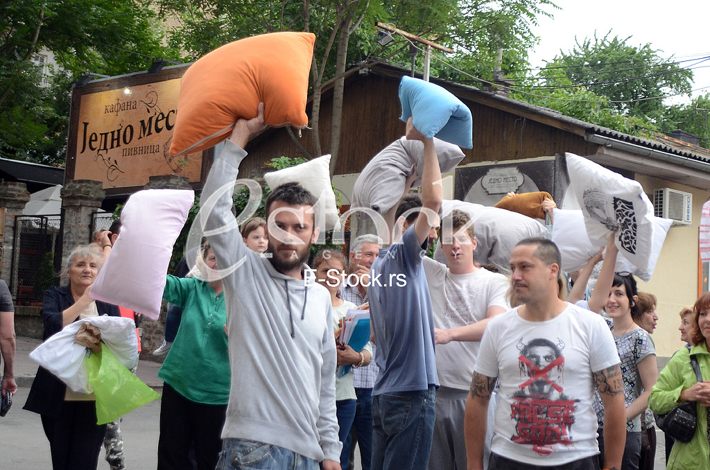 Protest Cetinjske street