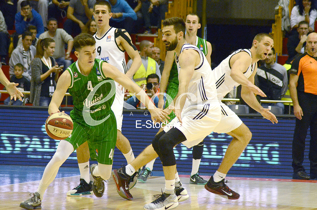 Basketball game between Partizan and Olimpija 