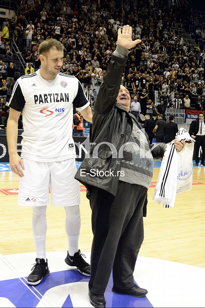 Partizan-Paok, (78:82), basketball game, FIBA league.