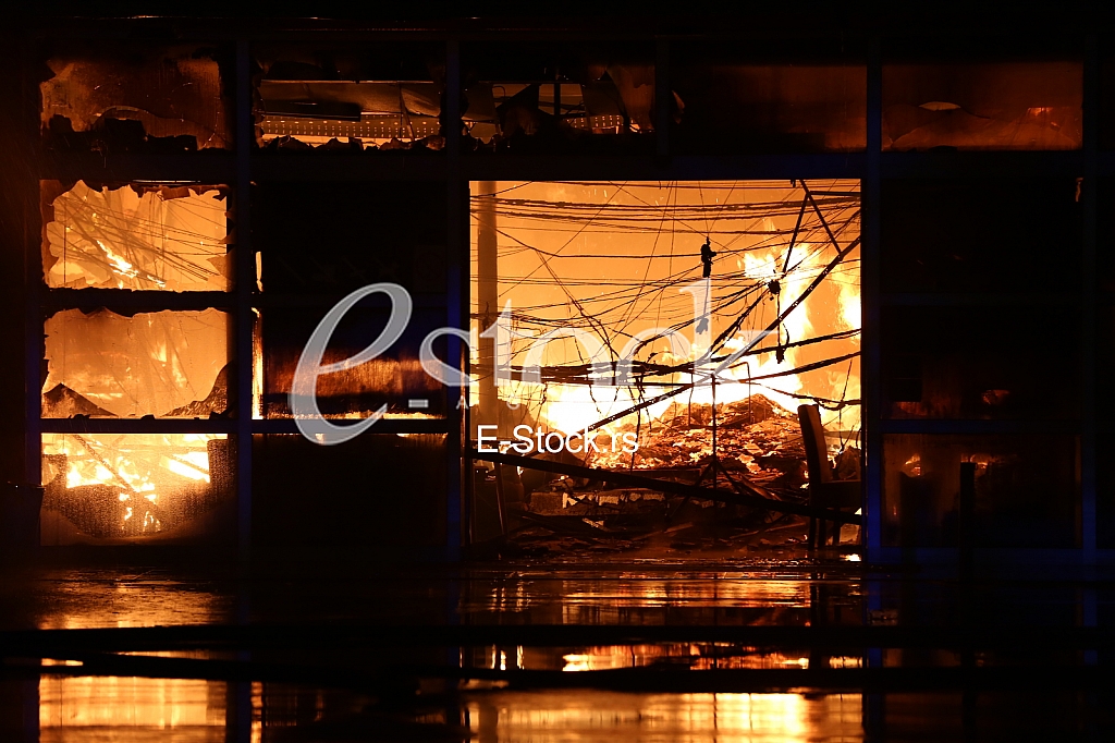 Fire in Zemun Fire in Zemun