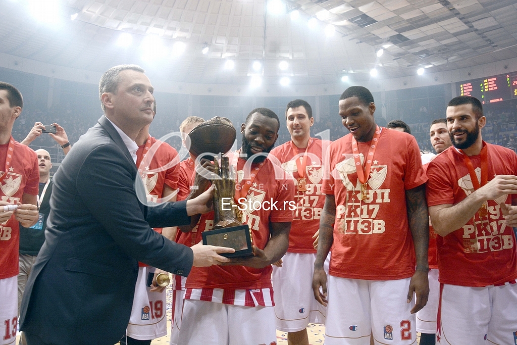 The final basketball game Korac Cup in Nis.