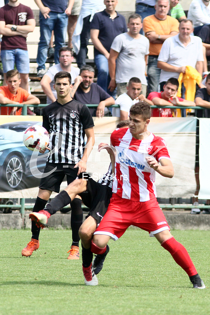 Football match  Partizan and Red Star.