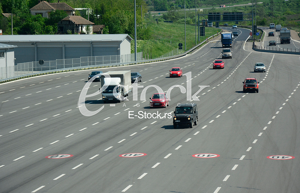 Toll plaza, new system for charging penalties for speeding limitation