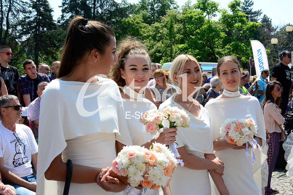 group wedding in front of City Assembly