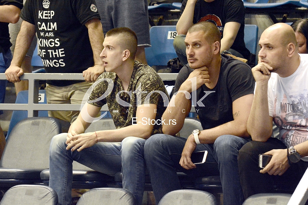  Partizan-Red Star, basketball derby game.