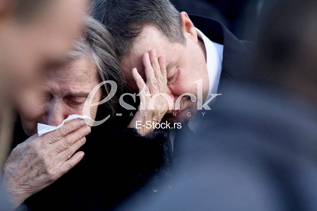 The burial of Desimir Dacic