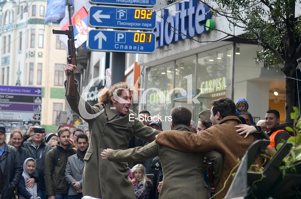 Celebration of the liberation of Belgrade in World War II


