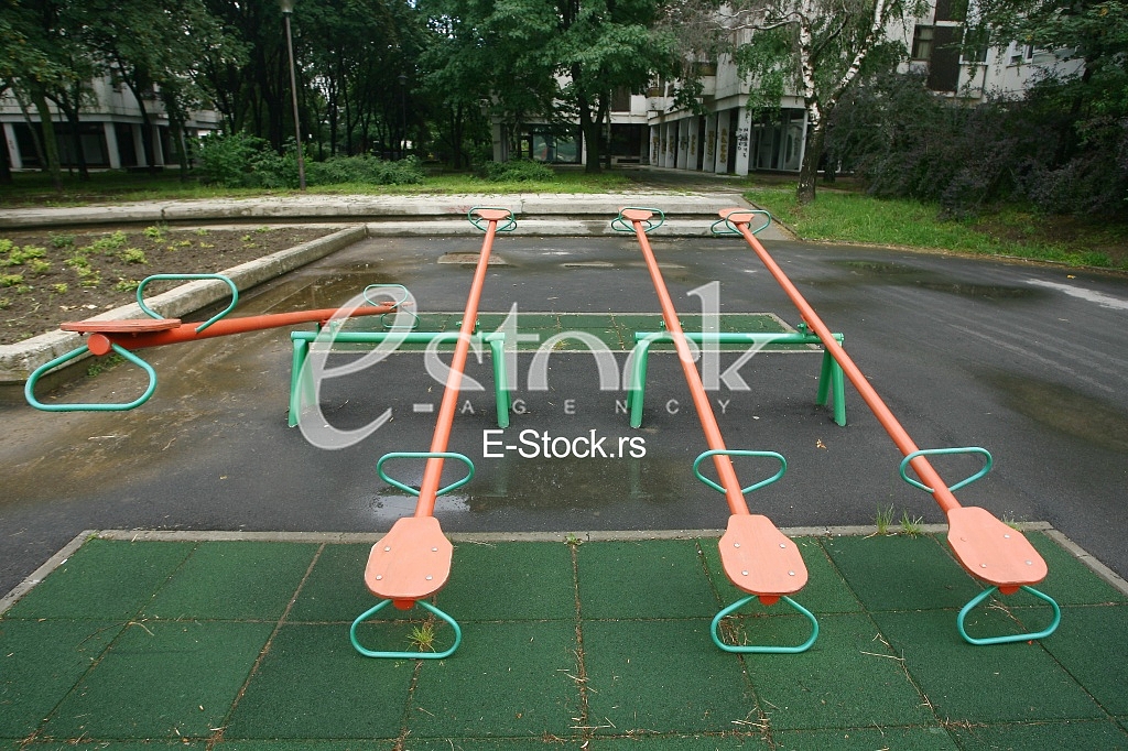 playground children's child seesaws teeter on summer kids playground