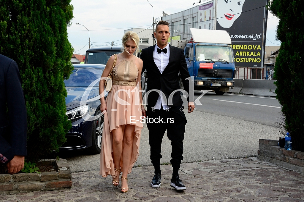 The wedding of goalkeeper Vladimir Stojkovic