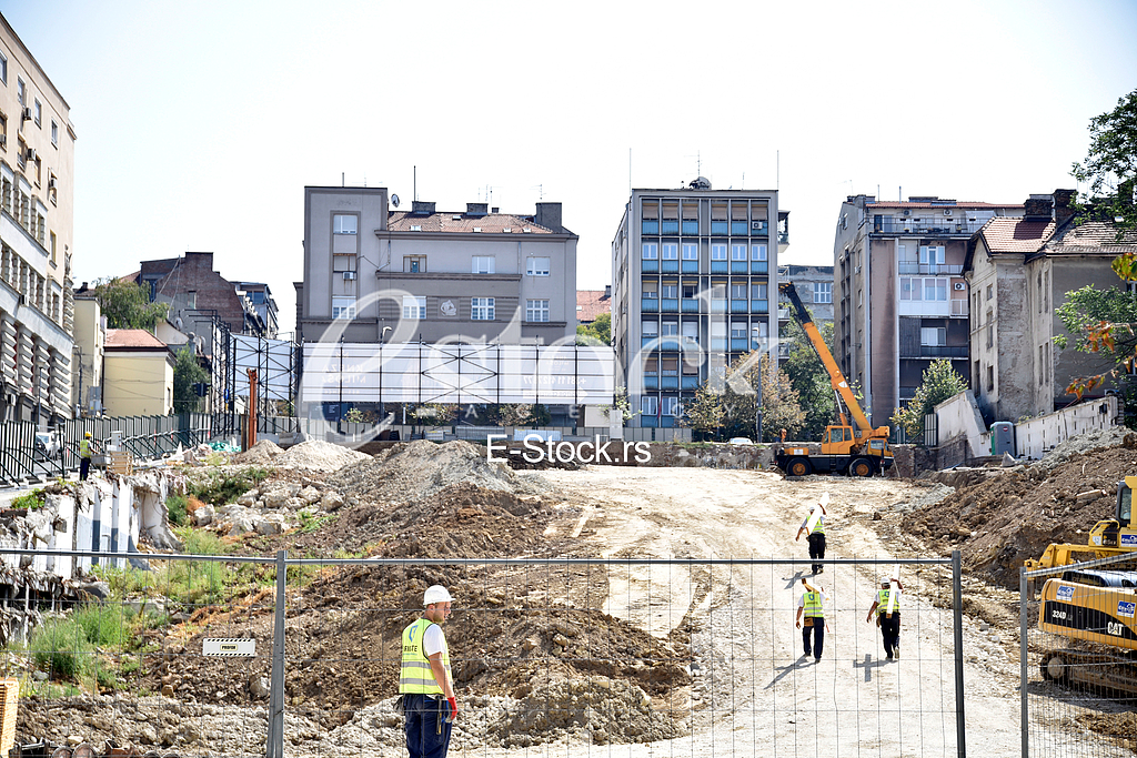 A death and accident at the construction site in Sarajevska Street