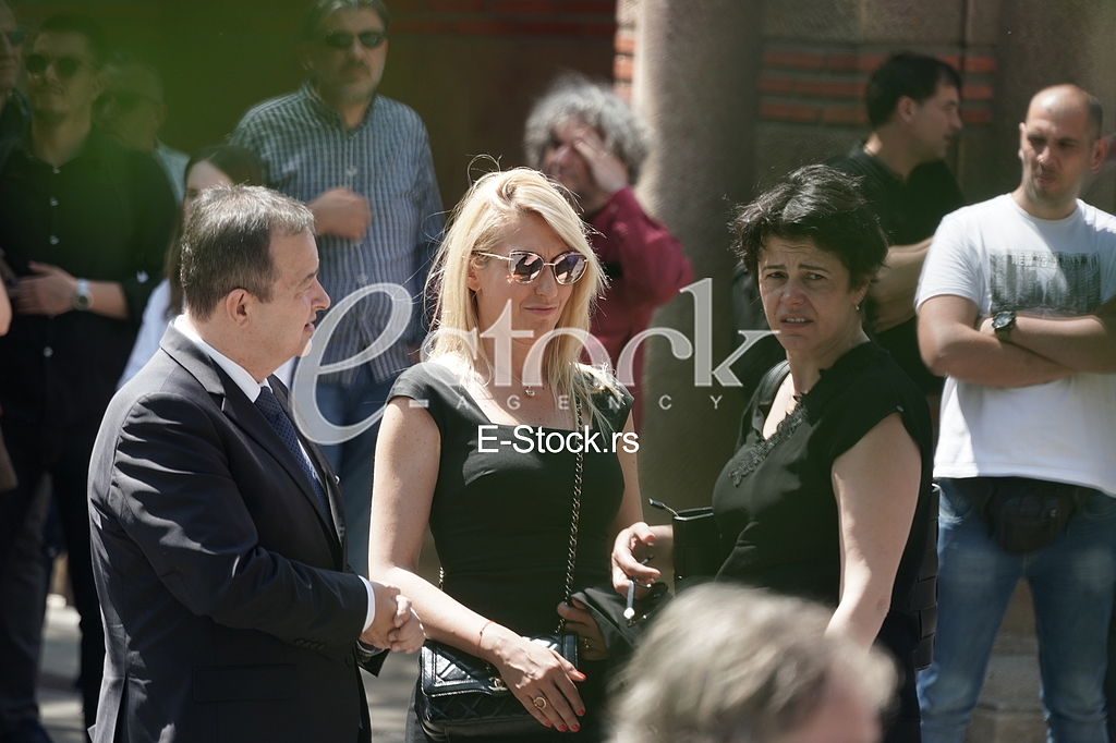 Ivica Dacic i Jelena Drakulic Petrovic Sahrana Veselina Vese Simonovica