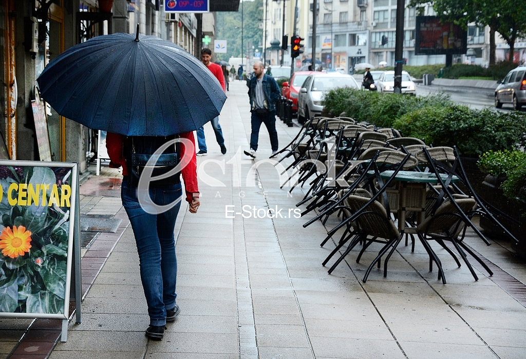 Rain in Belgrade, bad weather