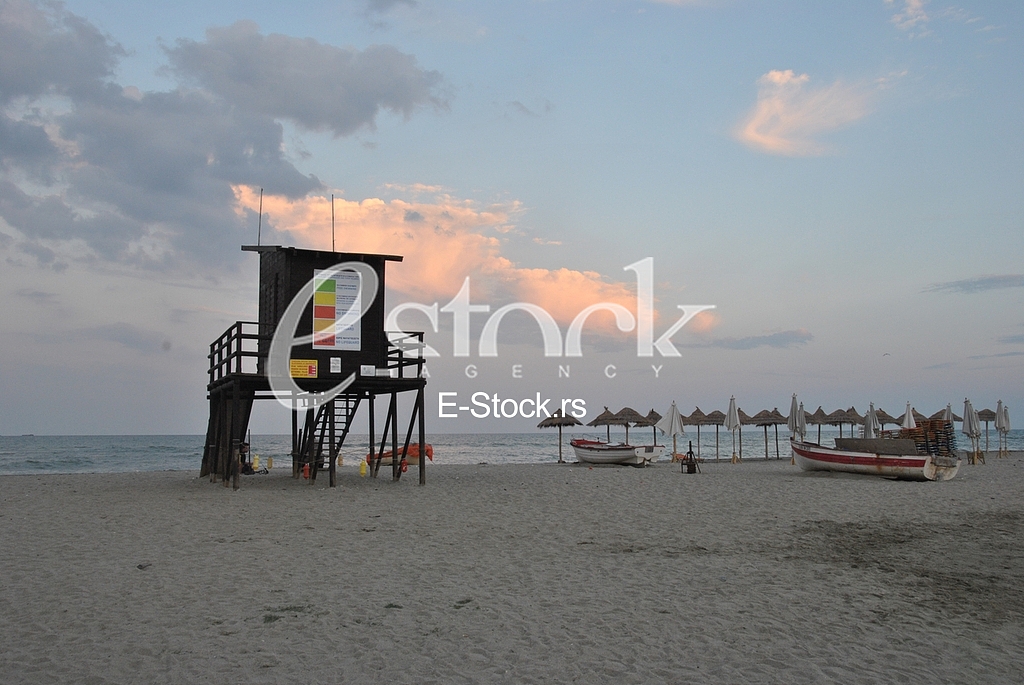 The beaches on the Montenegrin coast
