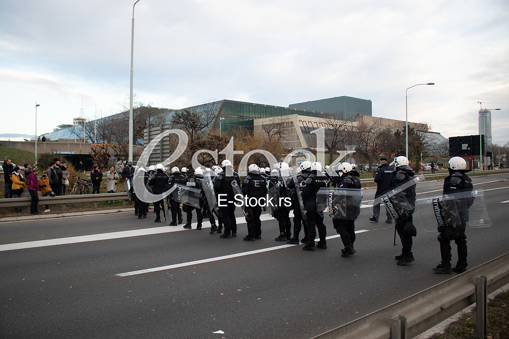 PROTEST - Blokada autoputa