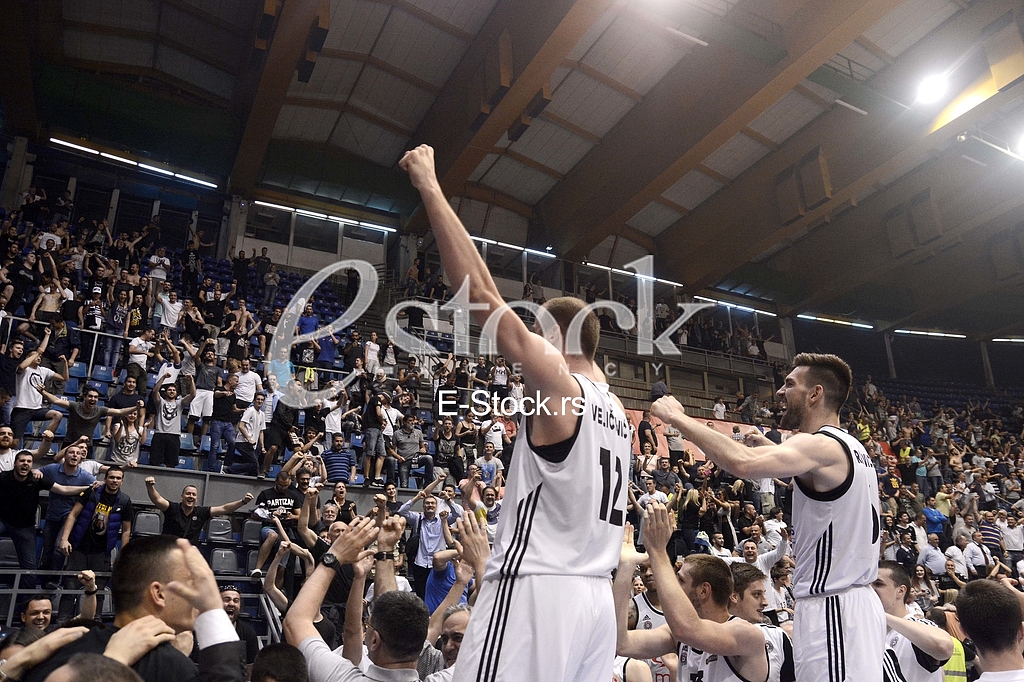  Partizan-Red Star, basketball derby game.