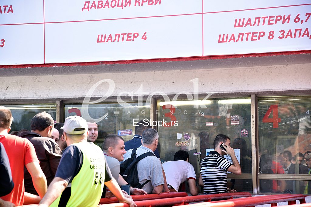 Selling tickets on stadium Marakana for the Champions League