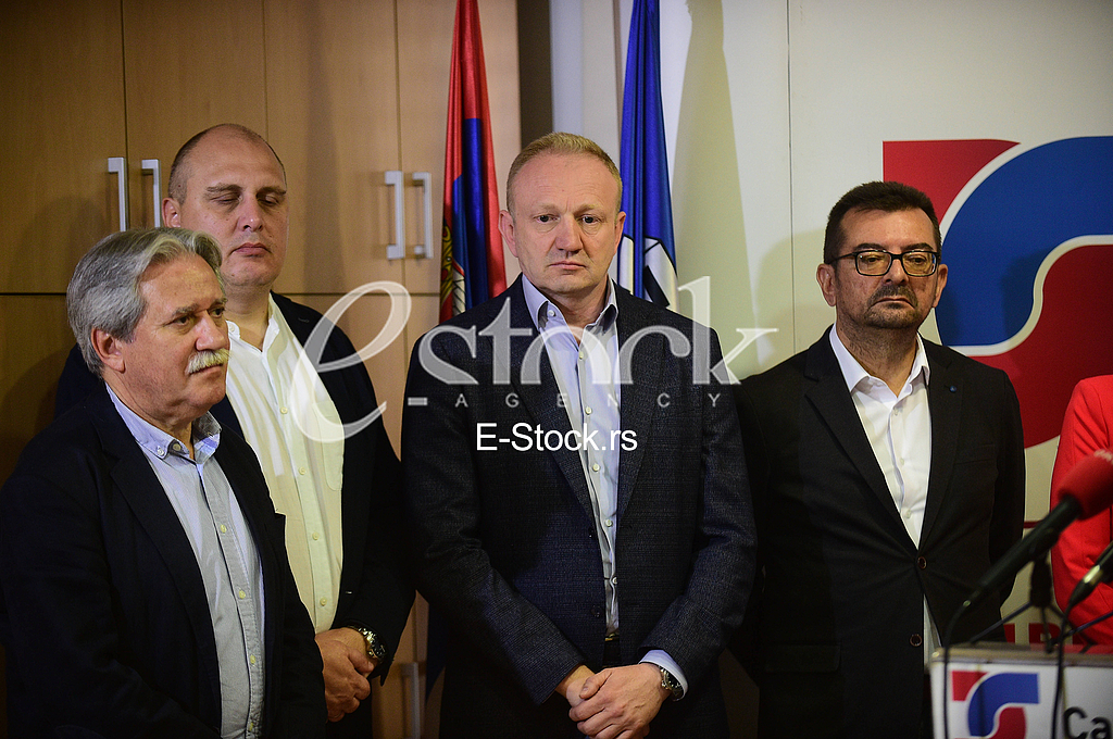 Slobodan Samardzic, Zeljko Veselinovic, Dragan Djilas, Janko Veselinovic