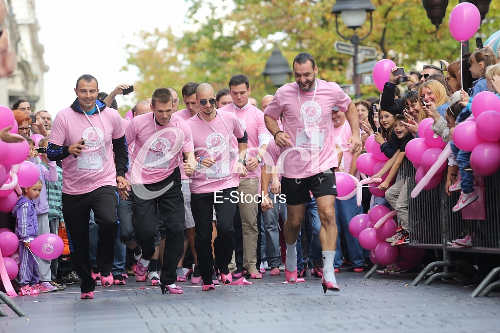 Race in the heels against Breast Cancer